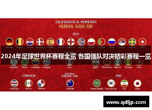 2024年足球世界杯赛程全览 各国强队对决精彩赛程一览